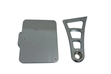 harley davidson fxsb [HEINZ BIKES] – Support de plaque d'immatriculation latéral avec éclairage de plaque d'immatriculation - 0