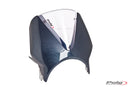 KAWASAKI W 230 [2025] - Vision Windshield | Carbon look / Clear | PUIG 003CW