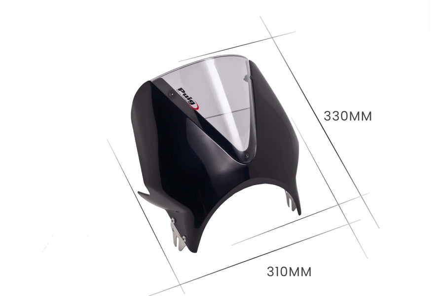 KAWASAKI W 230 [2025] – Visière Pare-Brise Vision – Noir