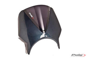 HONDA CB 600 F HORNET [2004] - Pare-brise Vision | Aspect carbone / fortement teinté | PUIG 005CF