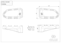 Ducati Hypermotard 950 [GILLES TOOLING] – Repose-pieds Pro-X Enduro