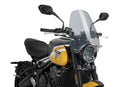 PUIG Custom II - Universelle Motorrad-Windschutzscheibe | Getönt | PUIG 0336H