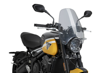 PUIG Custom II - Pare-brise moto universel | Teinté | PUIG 0336H