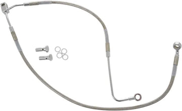 Harley Davidson FXS [DRAG SPECIALTIES] - Kit de conduites de frein en acier inoxydable