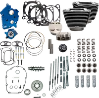 Harley-Davidson FLHTCUTG 1750 Tri Glide Ultra 107 [2018, 2019] - 132" Power Package Motorleistungs-Kit – Oberfläche: Black Granite – Bild 7