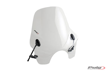 PUIG Touring I pare-brise pour phares ronds | Effacer | PUIG 0856W