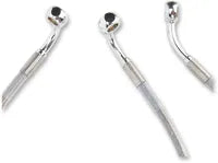 Harley Davidson Flhri [DRAG SPECIALTIES] - Stainless Steel Brake Line Kit, Extended