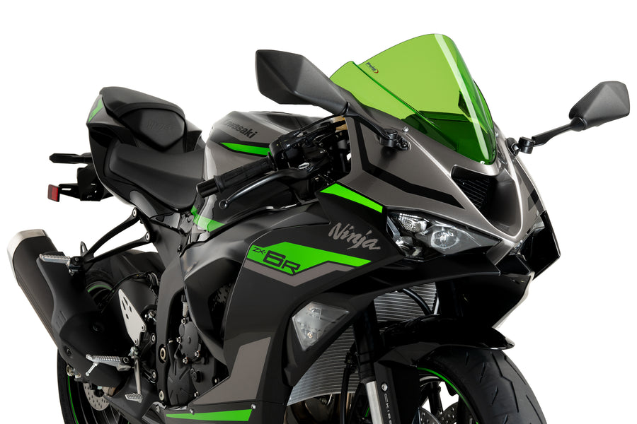 KAWASAKI ZX-6R NINJA [2025] – Bulle Z-Racing – Transparent