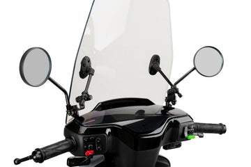 NIU MQI + SPORT [0000] – Bulle Scooter Urbain – Transparent