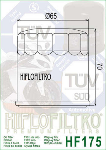 Le chef du chef indien CHDH [Hiflofiltro] - Filtre à huile - 0