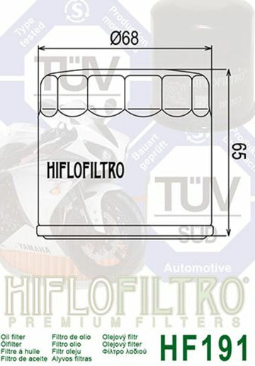 Triumph Speed ​​Triple 885i [HiFlofiltro] - oil filter - 0