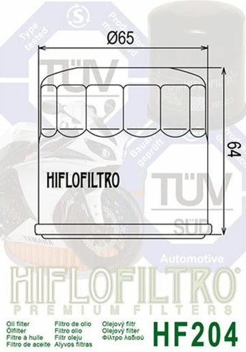 Honda CB 650 R RH02 [HiFlofiltro] - Racing oil filter - 0
