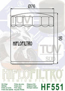 Moto Guzzi V11 Le Mans [HiFlofiltro] - oil filter-3