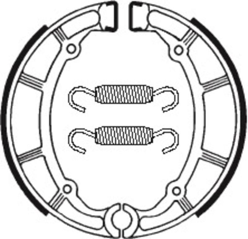 Yamaha Xv 750 Virago [TECNIUM] - Street Organic Brake Shoes - BA065