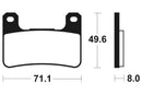 Kawasaki Z 900 RS ZR900C [Tecnium] - brake pads-2
