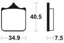 Benelli Trk 502 [TECNIUM] - Professional Racing Sintered Metal Brake Pads - MSR262-2
