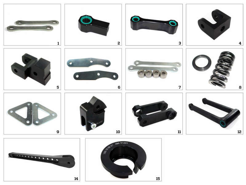 Suzuki GT 250 X7 [Tecnium] - kit de pose supérieur