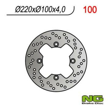 Kawasaki Z 200 [NG BRAKE DISC] - disque de frein rond rigide