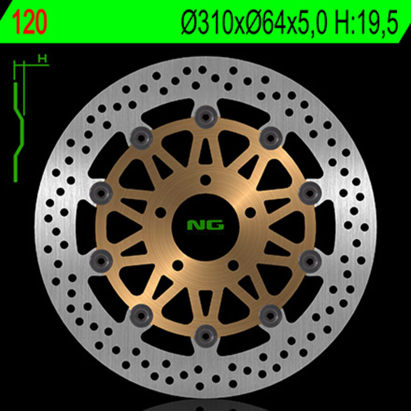 Suzuki Gsf 1200 Bandit Bandit S [NG BRAKE DISC] - round floating brake disc