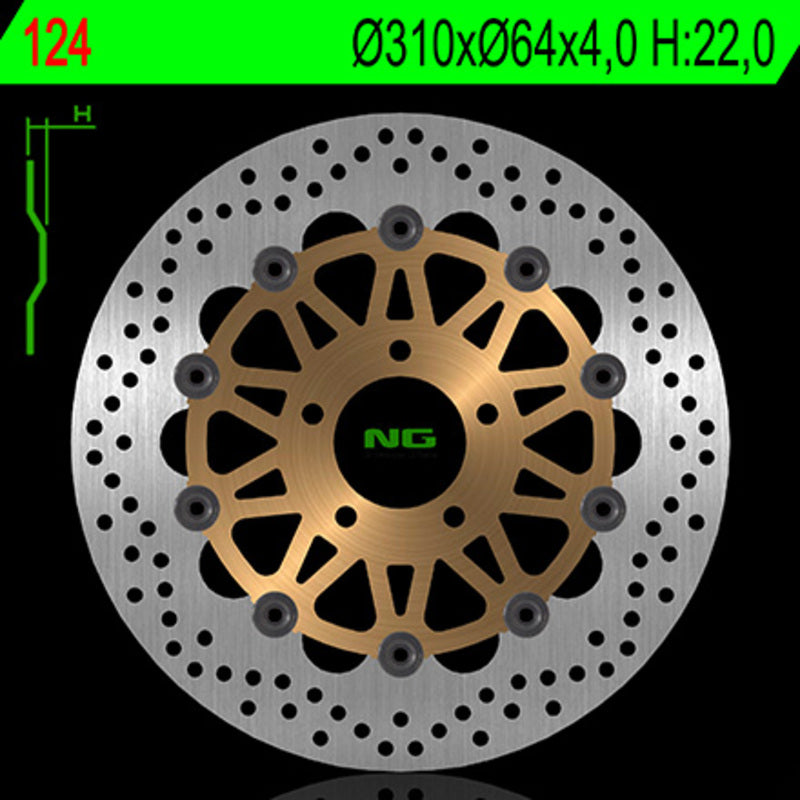 Suzuki Gsx-R [NG BRAKE DISC] - disque de frein rond flottant