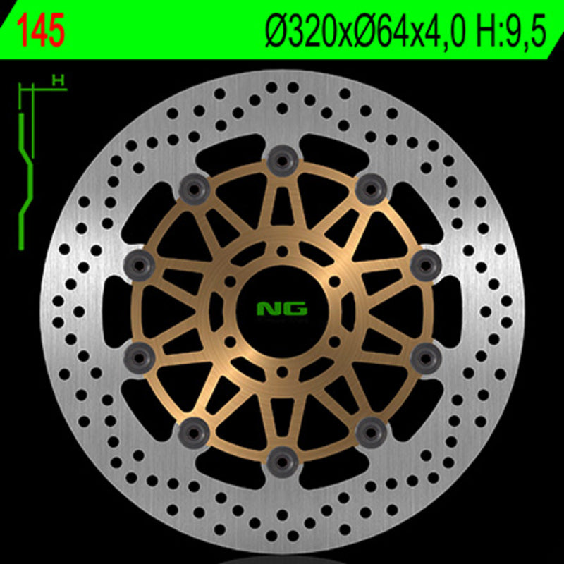 Benelli Tre 1130 K [NG BRAKE DISC] - disque de frein rond flottant