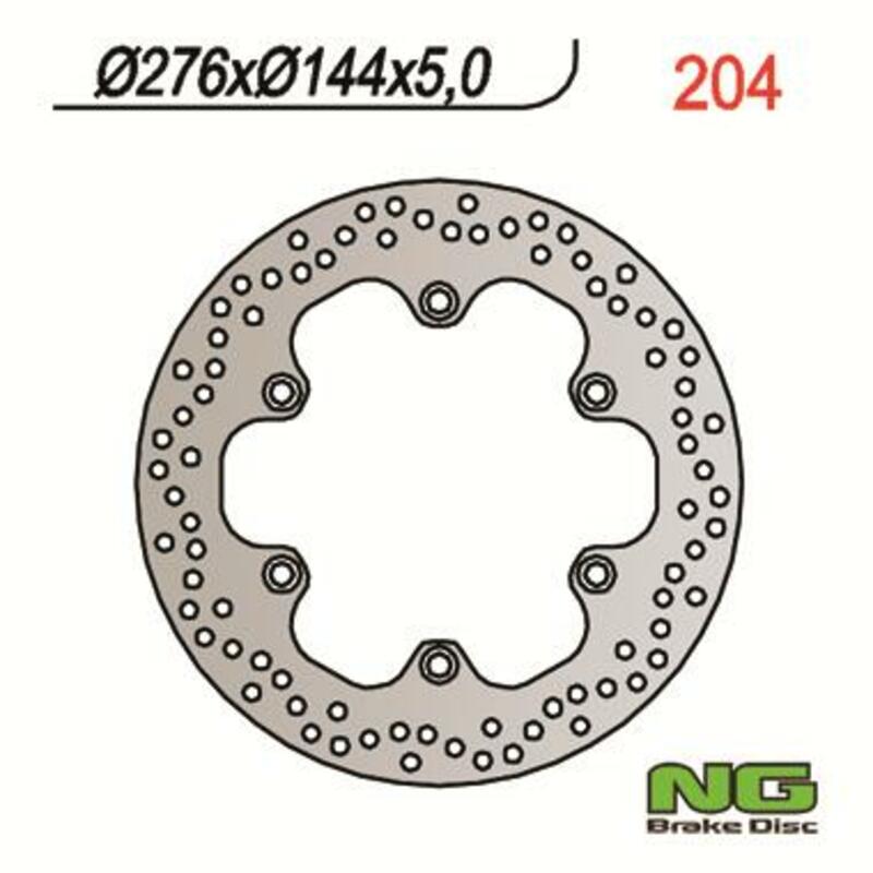 Honda Slr 650 [NG BRAKE DISC] - round rigid brake disc