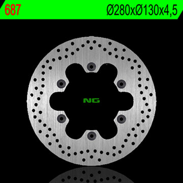 Kawasaki Er 5 [NG BRAKE DISC] - disque de frein rond rigide