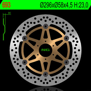 Honda Cb 600 F Hornet [NG BRAKE DISC] - disque de frein rond flottant