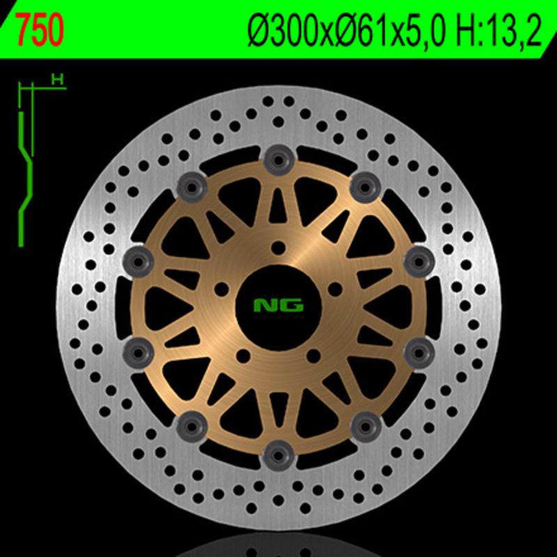 Kawasaki Z 1000 [NG BRAKE DISC] - disque de frein rond flottant