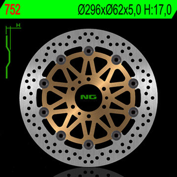 Honda Ctx 700 [NG BRAKE DISC] - disque de frein rond flottant