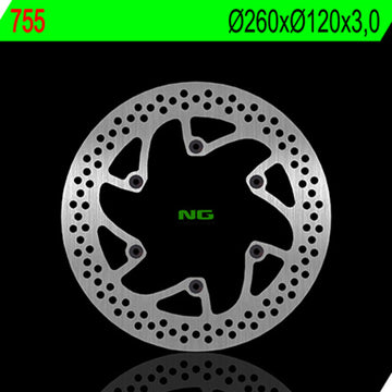 Husaberg Fe 501 [NG BRAKE DISC] - disque de frein rond rigide