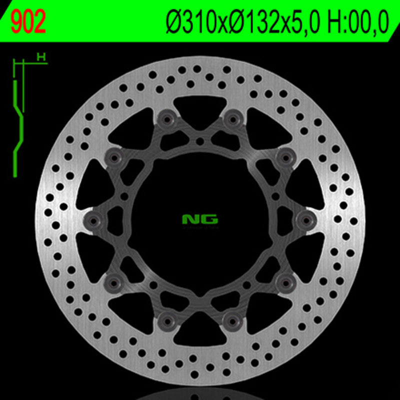 Yamaha Xt 1200 Z Super Tenere [NG BRAKE DISC] - disque de frein rond flottant