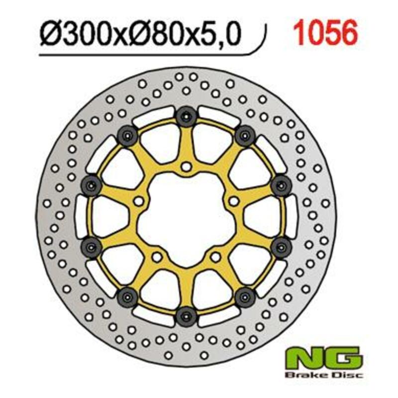 Kawasaki Ninja 1000 [NG BRAKE DISC] - disque de frein rond flottant
