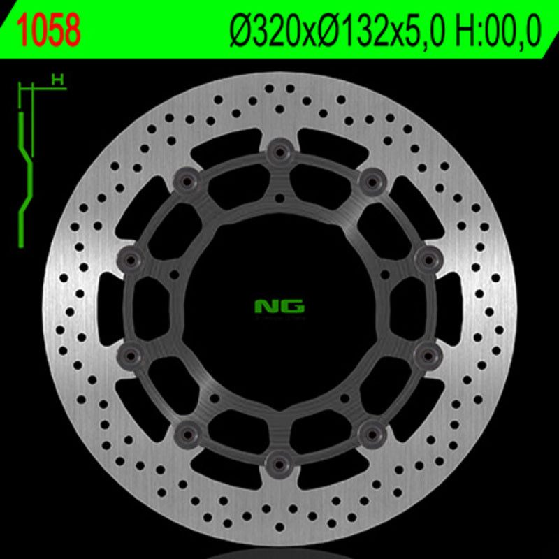 Yamaha Xvs 1300 [NG BRAKE DISC] - disque de frein rond flottant