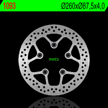 Kymco Agility 125 [NG BRAKE DISC] - round rigid brake disc