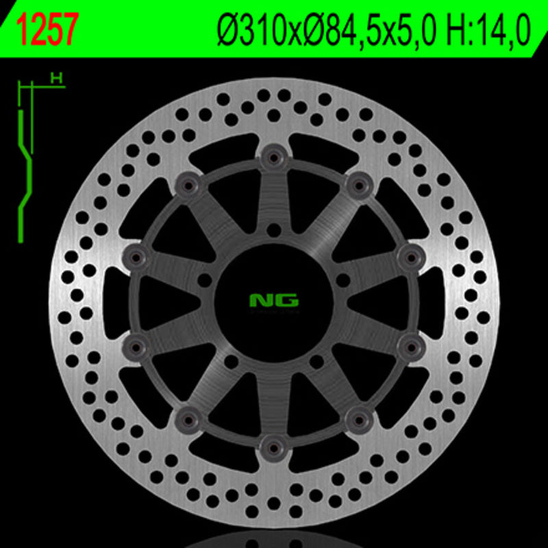 Harley Davidson Flhx [NG BRAKE DISC] - disque de frein rond rigide