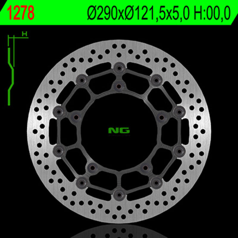 Suzuki Sfv 650 [NG BRAKE DISC] - disque de frein rond flottant
