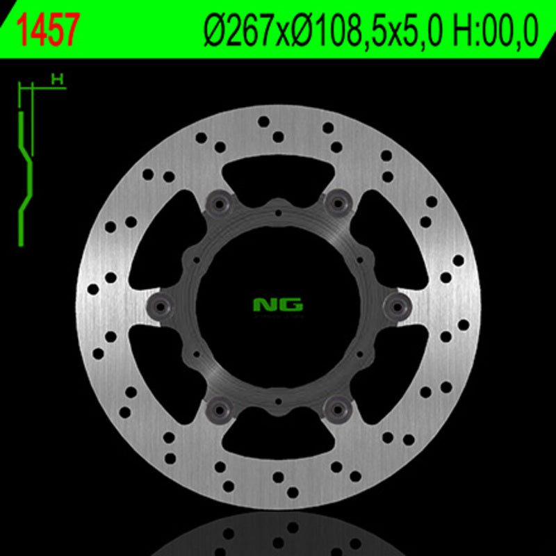 Ktm Adventure 1050 [NG BRAKE DISC] - round floating brake disc