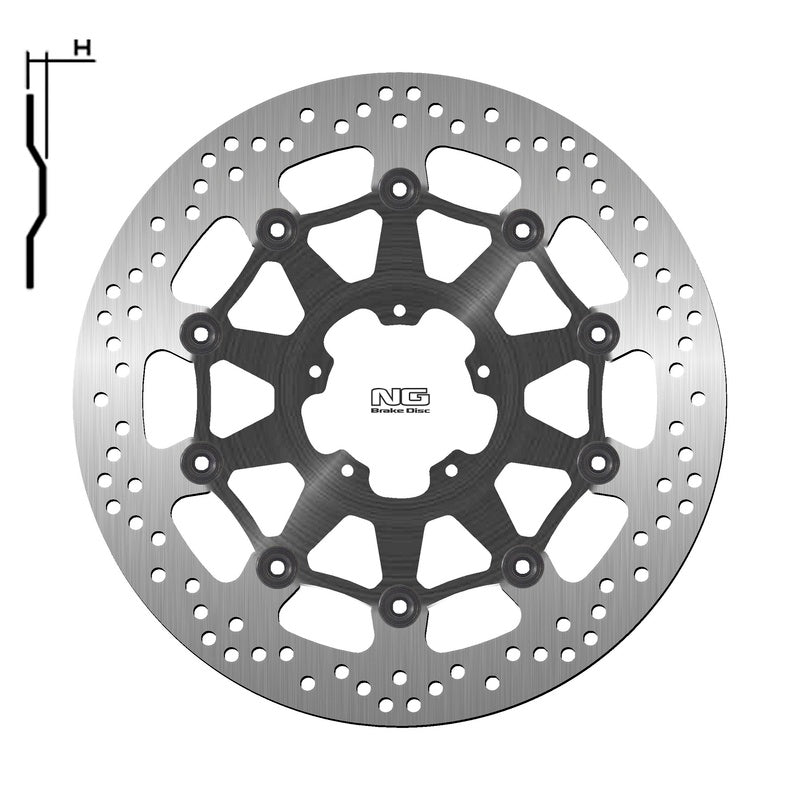 Ducati Scrambler 800 [NG BRAKE DISC] - disque de frein rond flottant