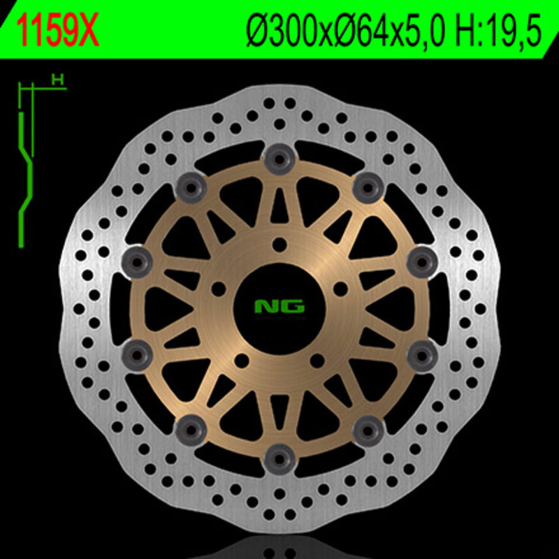 Suzuki Inazuma [NG BRAKE DISC] - Disque de frein flottant Wave
