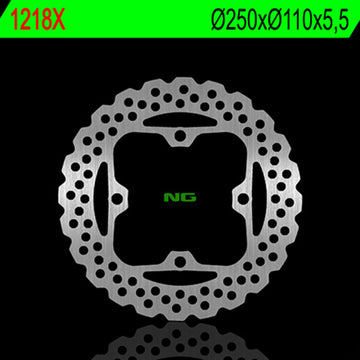 Kawasaki Zzr 1400 [NG BRAKE DISC] - Disque de frein rigide Wave