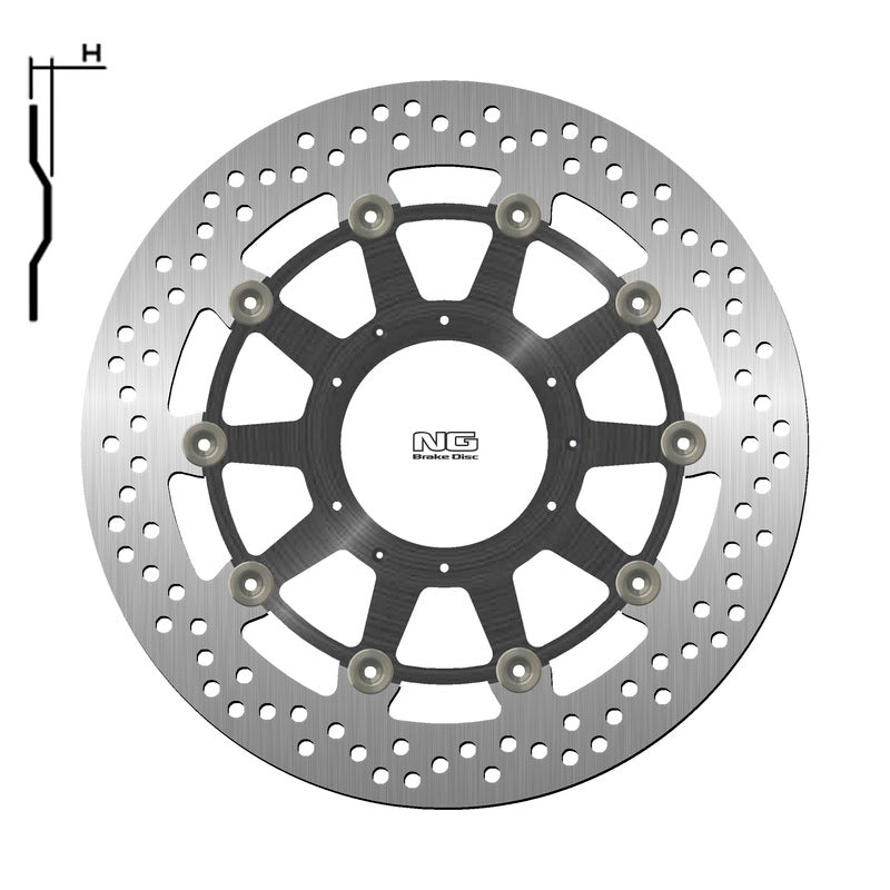 Honda XL 1000 V Varadero [NG BRAKE DISC] - round floating brake disc
