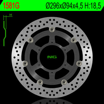 Honda Cbf 1000 [NG BRAKE DISC] - disque de frein rond flottant