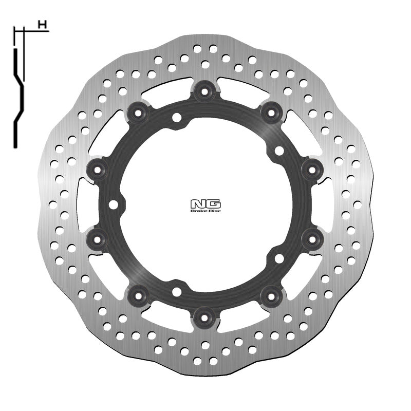Kawasaki Z 650 [NG BRAKE DISC] - Disque de frein flottant Wave