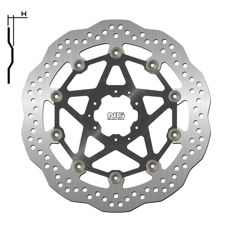 Honda Crf 1100 L Africa Twin [NG BRAKE DISC] - Wave floating brake disc