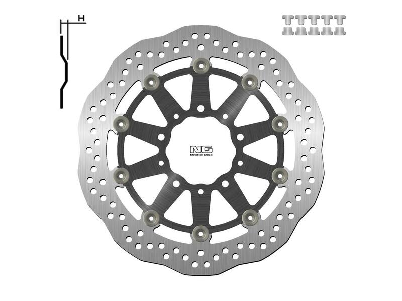 Kawasaki Versys 650 [NG BRAKE DISC] - Disque de frein flottant Wave