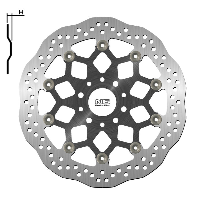 Ktm Duke 890 [NG BRAKE DISC] - Disque de frein flottant Wave