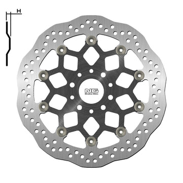 Ktm Duke 890 [NG BRAKE DISC] - Disque de frein flottant Wave