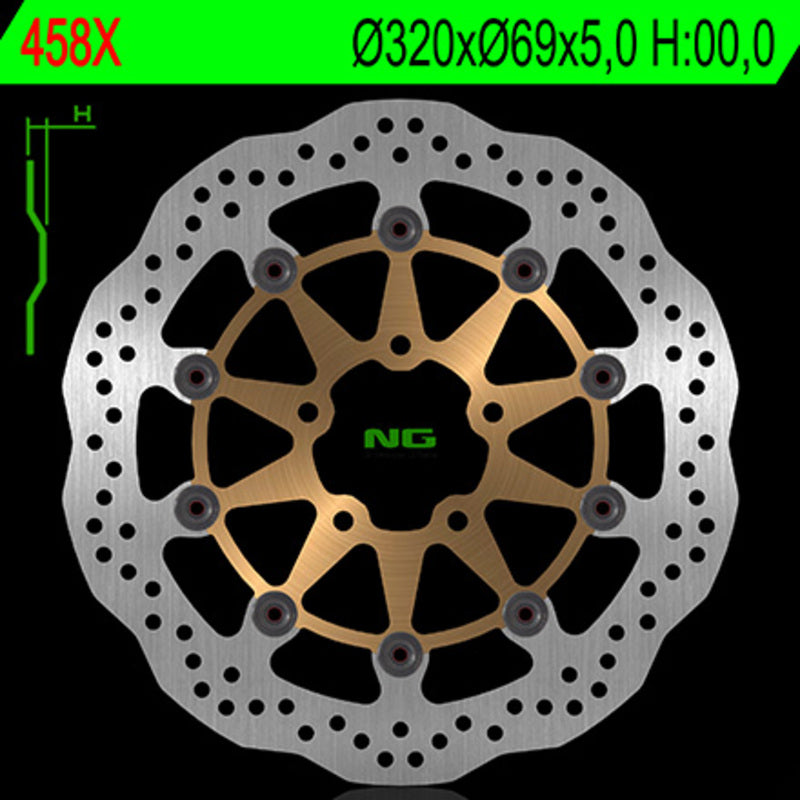 Suzuki Gsx 1000 [NG BRAKE DISC] - Wave floating brake disc