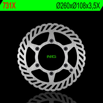 Gas Gas Ec 200 [NG BRAKE DISC] - Disque de frein rigide Wave
